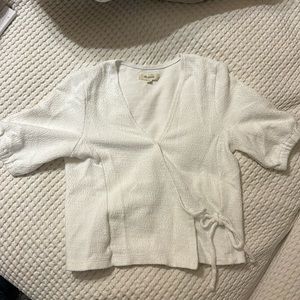 Madewell short sleeve textured top